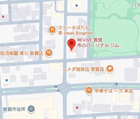REVIVE 周辺マップ